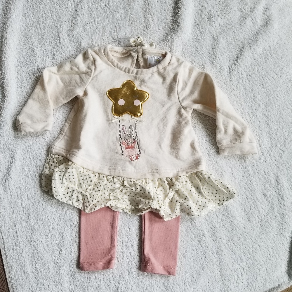 Dylan & Abby Long Sleeved Tunic with Leggings